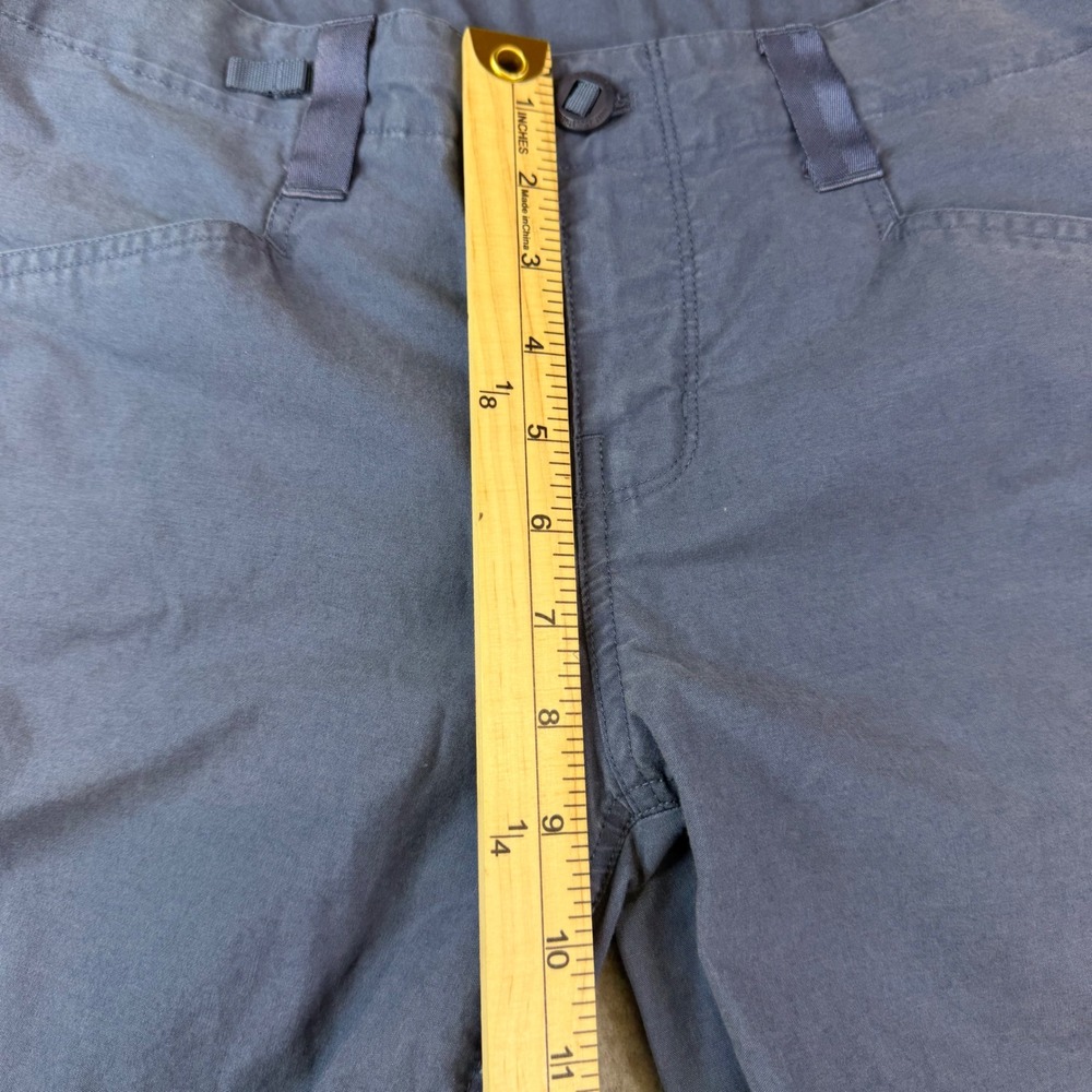 Patagonia Happy Hike Studio Pants Blue Gray Organic Cotton Blend Size 8 83086 - Picture 3 of 10